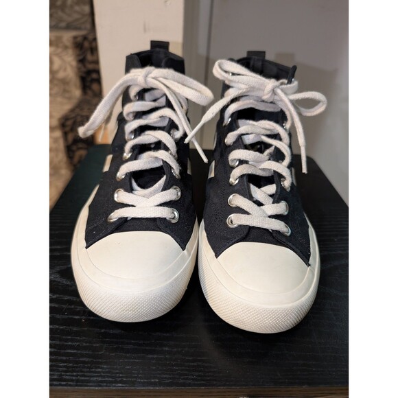 Veja Wata II Canvas Hi-Top Black Pierre Sneakers Women's Sz 6 US - Picture 1 of 13